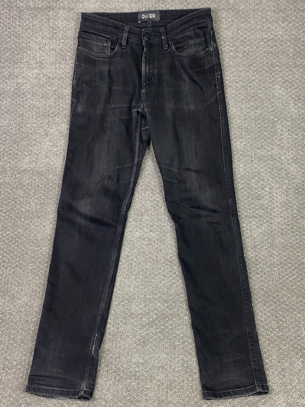 DU/ER N2X Slim Fit Jeans Mens 30x32 Black Stretch DUER